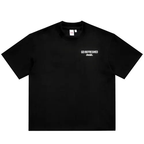 Coca Cola T Shirts Unisex Crew Neck Moderate Straight Fit