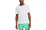 Nike T Shirts Men's White Crew Neck Moderate Straight Fit