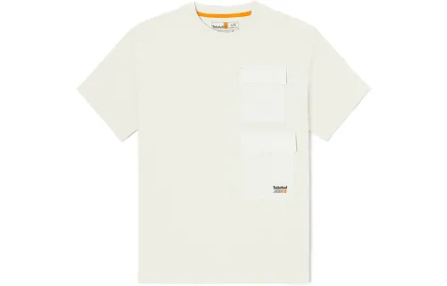Timberland T Shirt Men's Vintage White