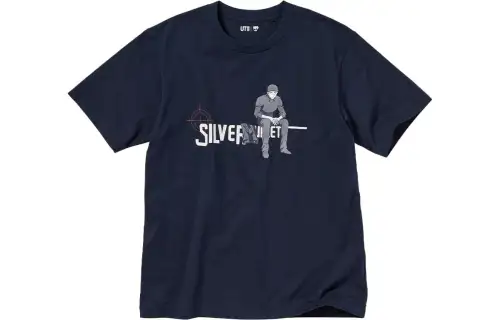 UNIQLO T Shirt Unisex Navy Blue