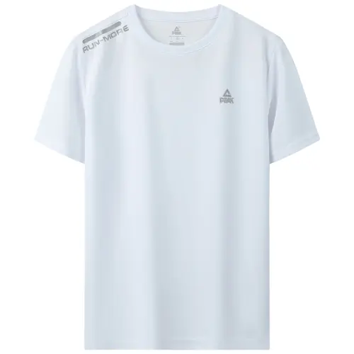 PEAK Running T Shirts Unisex Crew Neck Thin Straight Fit