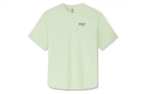 ANTA Variety Training Collection T Shirts Men's Silent Green Crew Neck Moderate Straight Fit