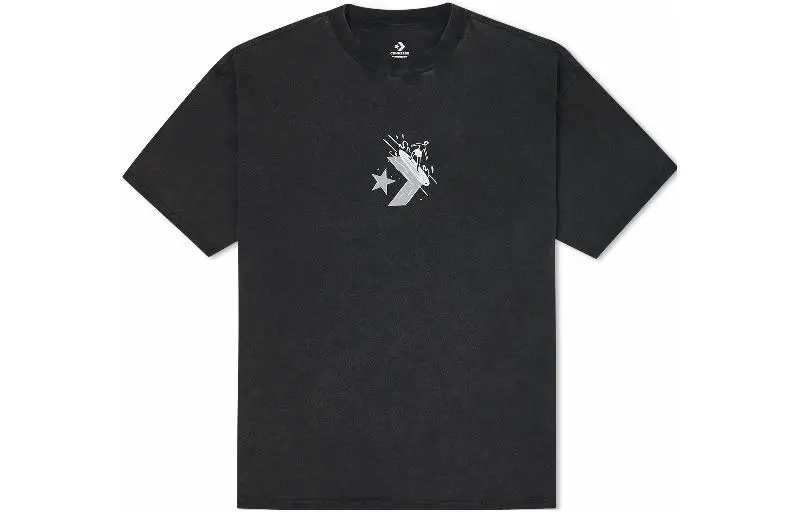 Converse Set in Sleeve T Shirt Men's Black