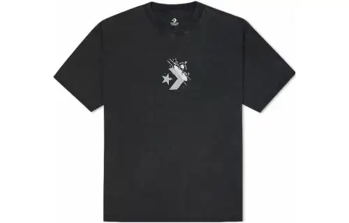 Converse Set in Sleeve T Shirt Men's Black