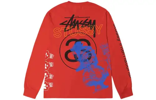 Stussy Test Strike Pigment Dyed Long Sleeve Tee