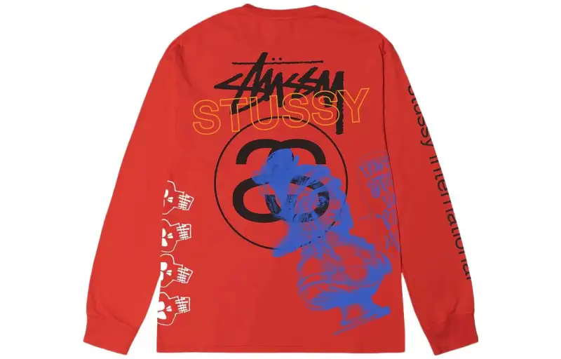 Stussy Test Strike Pigment Dyed Long Sleeve Tee