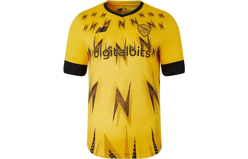 New Balance T Shirts Men's Yellow V Neck Moderate