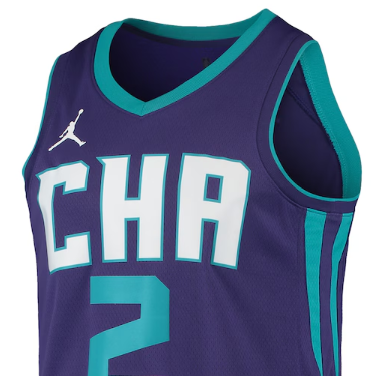 Jordan Basketball Jerseys Men’s Purple Moderate Straight Fit