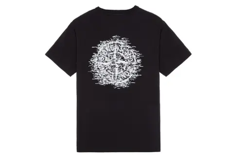 STONE ISLAND Graphic Printed Crewneck T Shirt