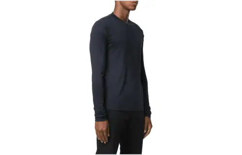 PRADA T Shirts Men's 3 Pack Dark Blue+Dark Blue+Dark Blue Crew Neck Moderate Straight Fit