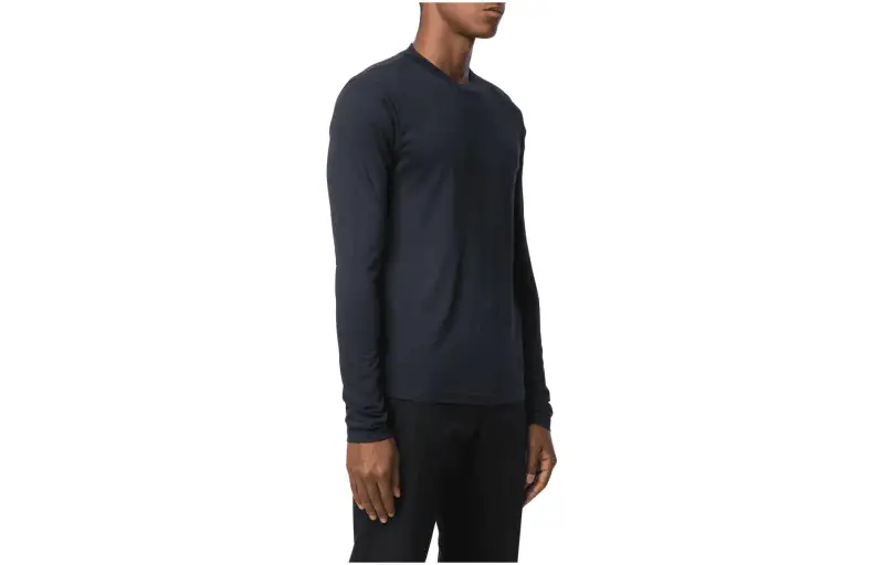 PRADA T Shirts Men's 3 Pack Dark Blue+Dark Blue+Dark Blue Crew Neck Moderate Straight Fit