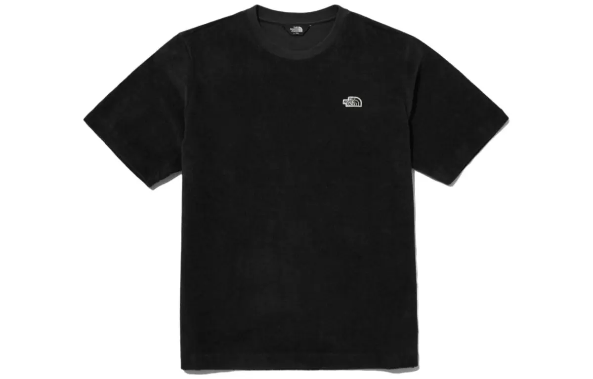 THE NORTH FACE T-Shirts Men's Black Crew Neck Moderate Straight Fit