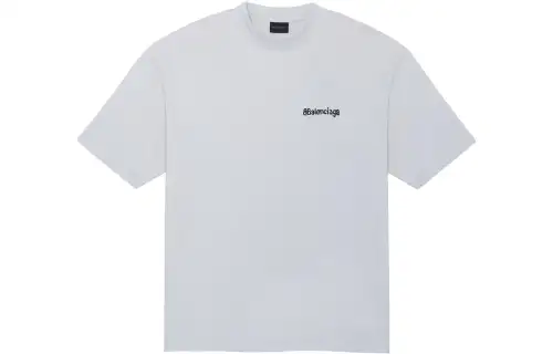Balenciaga T Shirt Loose Fit Men's White
