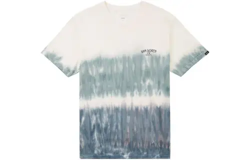 Vans T Shirts Men's Blue Crew Neck Moderate Straight Fit