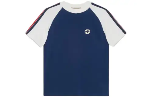 GUCCI Cotton Jersey T shirt With Patch