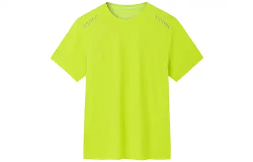 ANTA T Shirts Men's Lime Crew Neck Moderate Straight Fit