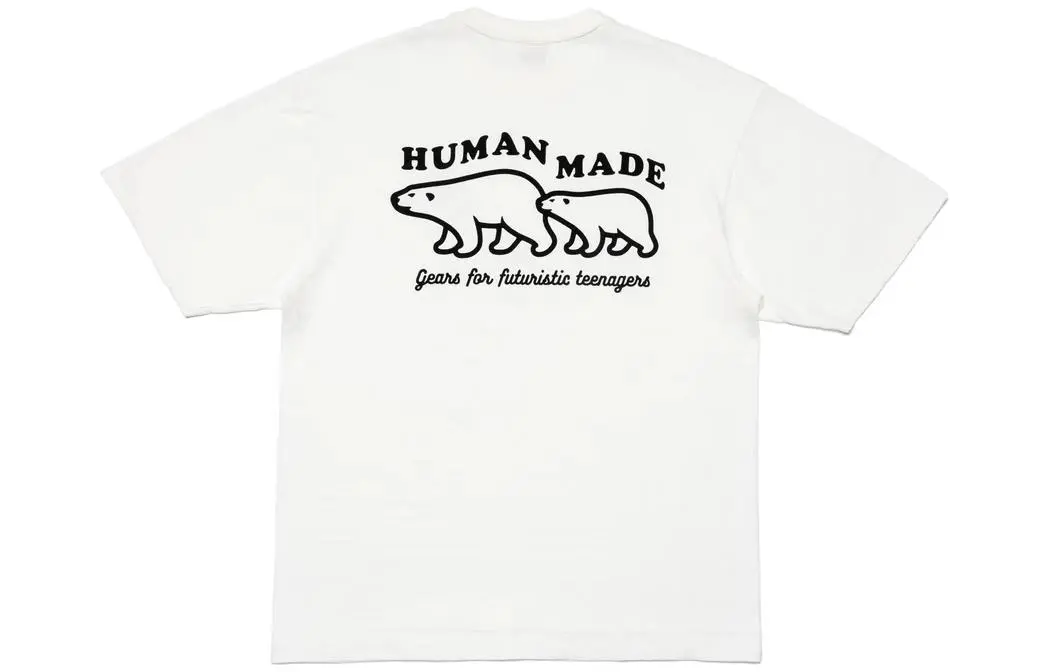 HUMAN MADE T Shirts Unisex Crew Neck Moderate Straight Fit