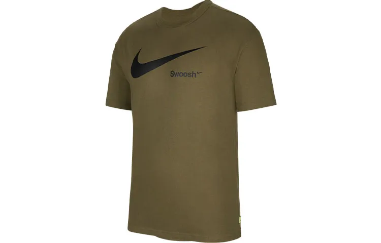 Nike Set in Sleeve T Shirt Men's Medium Olive Green