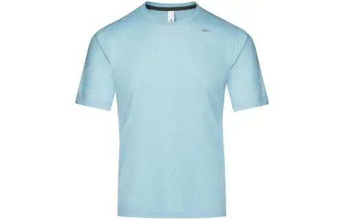 Reebok Knitted Fabric Short Sleeved T Shirts Men's Light Blue