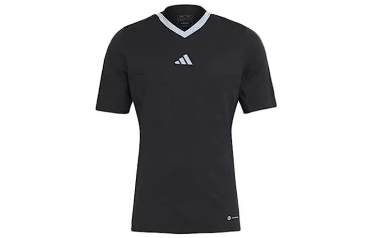 Adidas T-Shirts Men's Black Crew Neck Moderate
