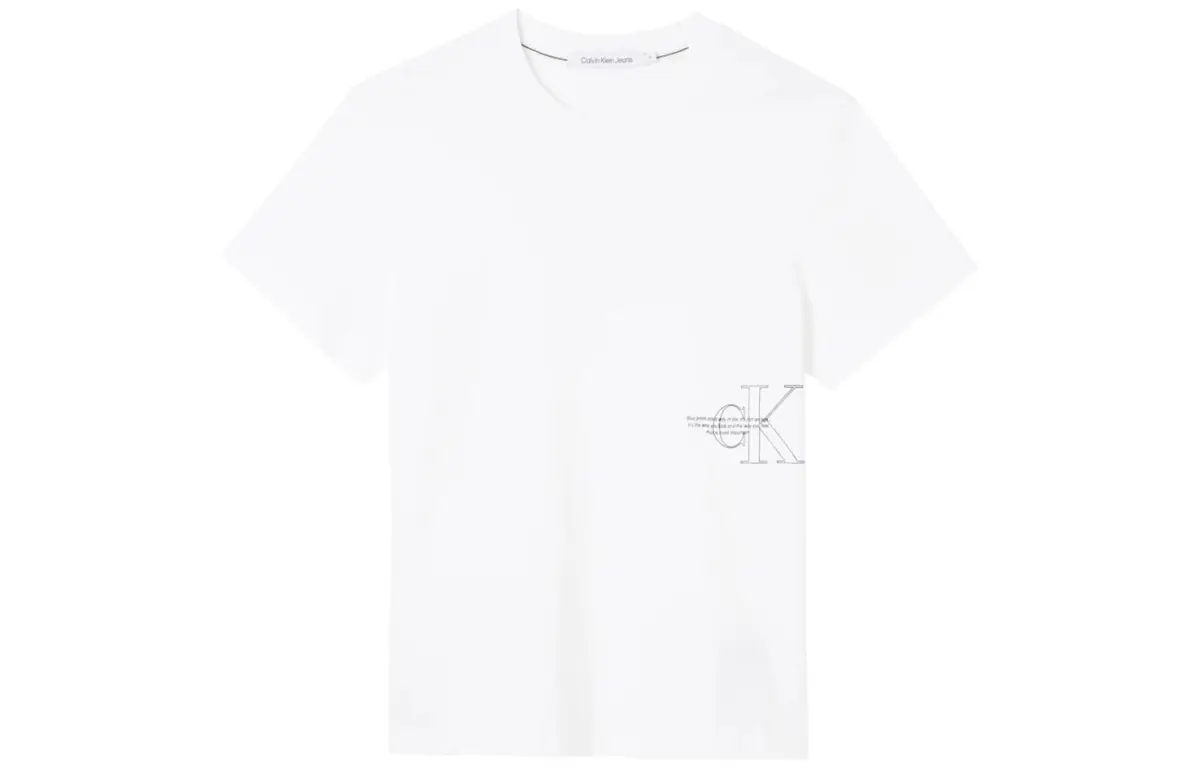 CALVIN KLEIN SS22 T Shirt Men's White