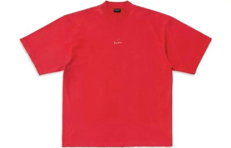 Balenciaga FW23 T Shirt Unisex Red