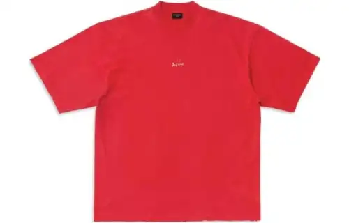 Balenciaga FW23 T Shirt Unisex Red