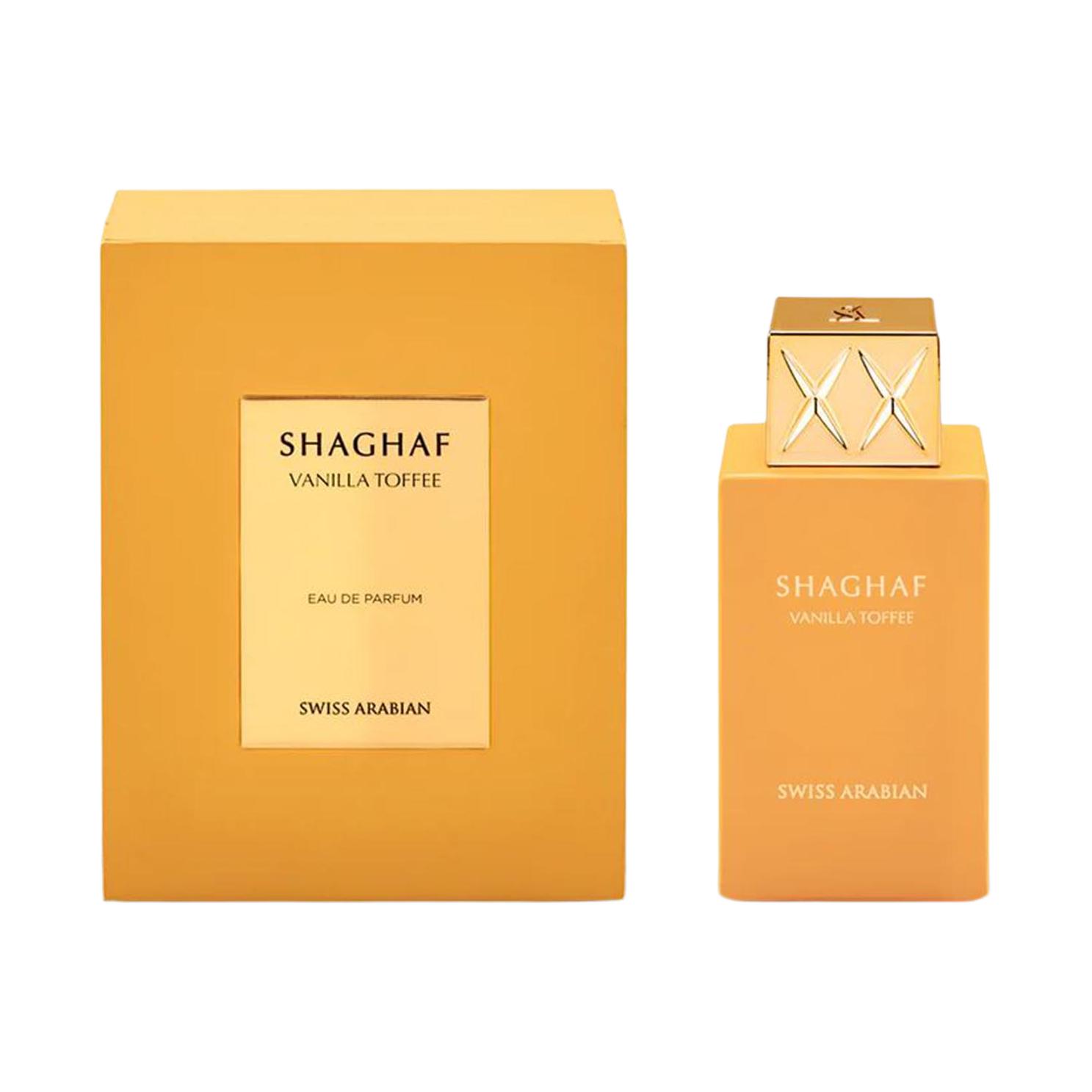 Swiss Arabian Shaghaf Vanilla Toffee Perfumes Amber Accord Eau De Parfum EDP 75ml
