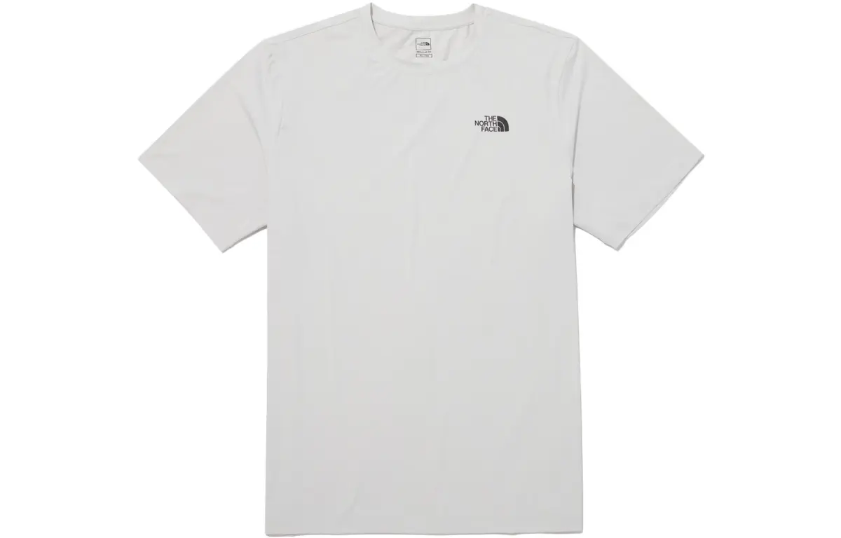 THE NORTH FACE T-Shirts Men's Gray Crew Neck Moderate Straight Fit