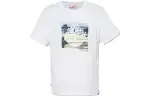 Timberland T Shirts Men's White Crew Neck Moderate Straight Fit