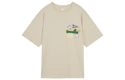 Converse T Shirts Unisex Matcha Crew Neck Moderate Straight Fit