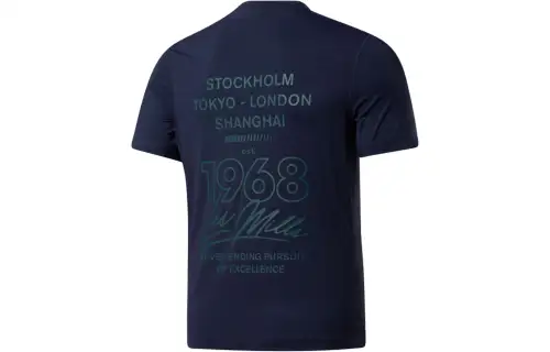 Reebok Lm Activchill Tee T Shirt Men's Blue