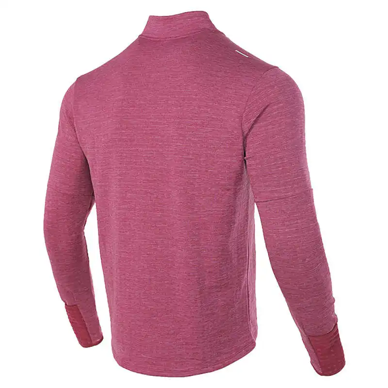 Nike T-Shirts Men's Fuchsia Crew Neck Moderate Straight Fit