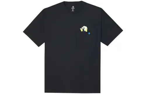 Converse Set-in Sleeve T-Shirt Men's Black
