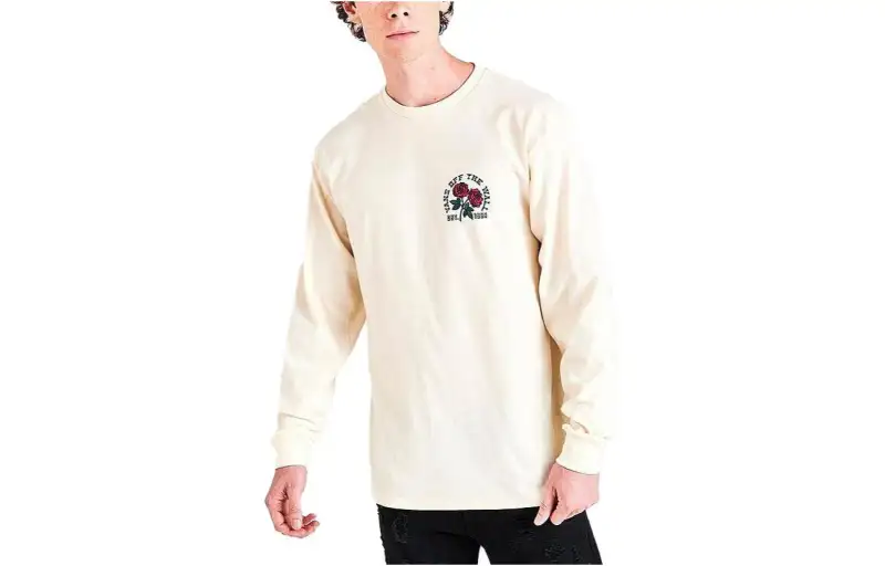 Vans T Shirts Men's Ecru Crew Neck Moderate Other