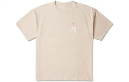 Converse Drop Shoulder Sleeve T-Shirt Men's Beige