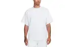 Nike T Shirts Men's White Crew Neck Moderate Straight Fit