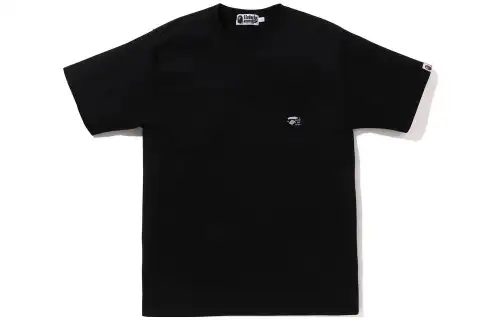 A BATHING APE T Shirts Men's Crew Neck Moderate Straight Fit