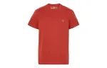 Timberland T Shirts Men's Red Crew Neck Moderate Straight Fit