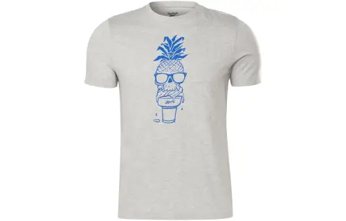 Reebok Chill Pineapple Ss Tee T Shirt Men's Gray