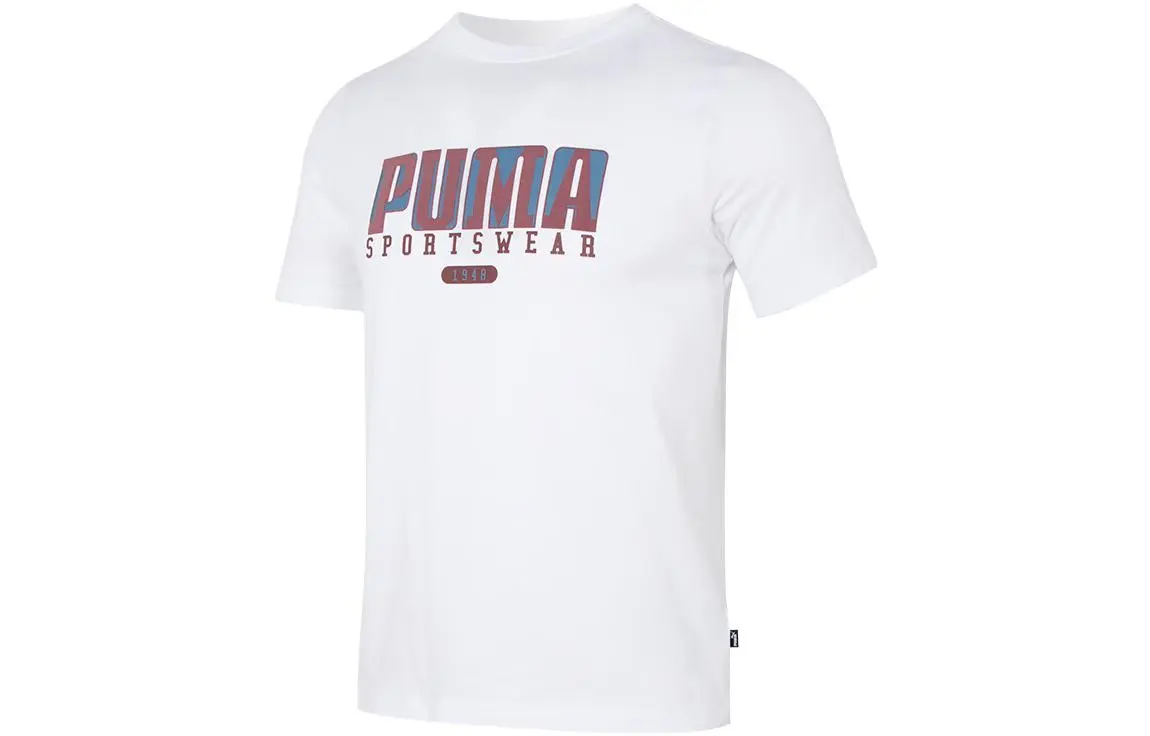 PUMA GRAPHICS Retro T Shirt Men's White