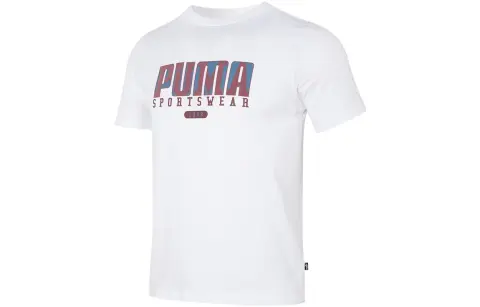 PUMA GRAPHICS Retro T Shirt Men's White