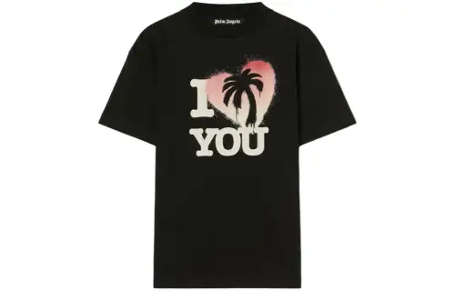PALM ANGELS PALM ANGELS SS23 520 Limited Collection T Shirts Unisex Black Crew Neck Moderate Straight Fit