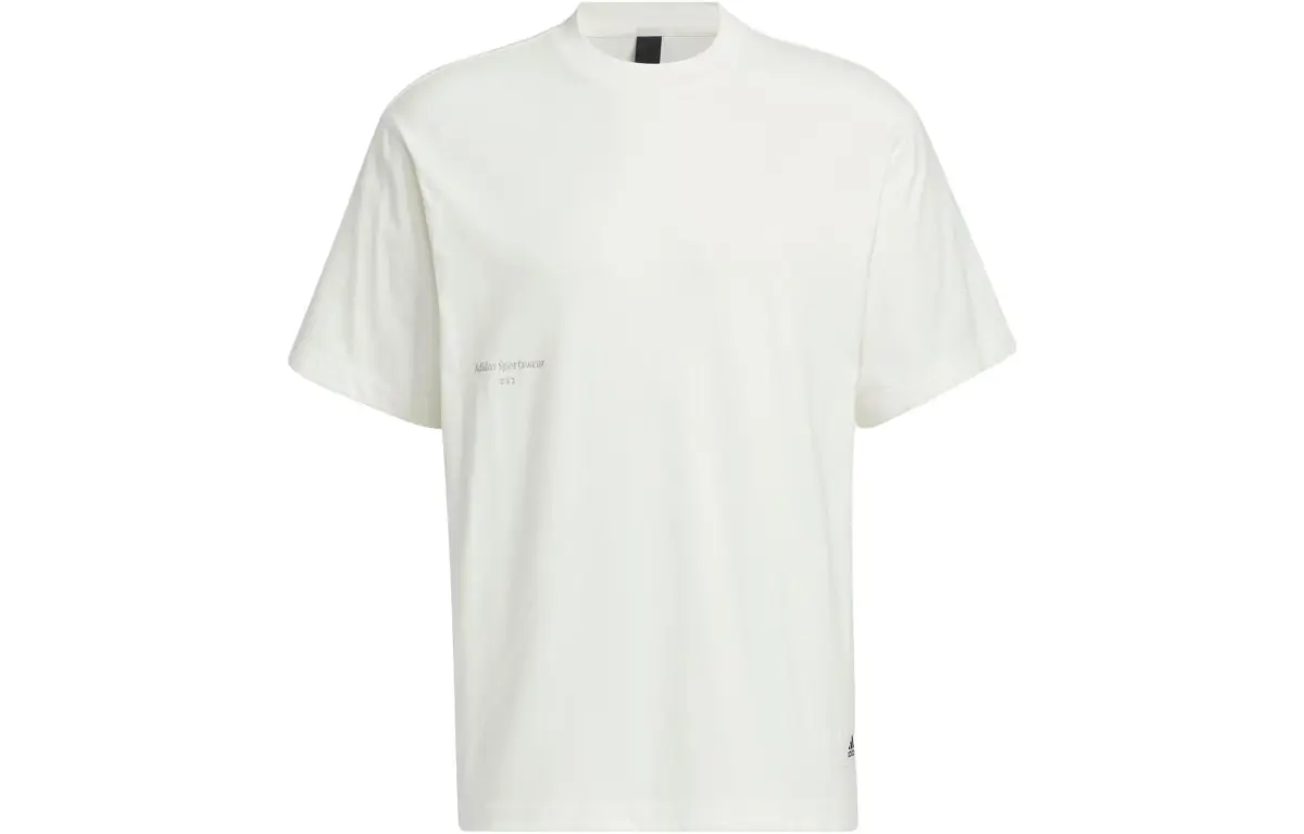 Adidas T Shirt Unisex Jade White