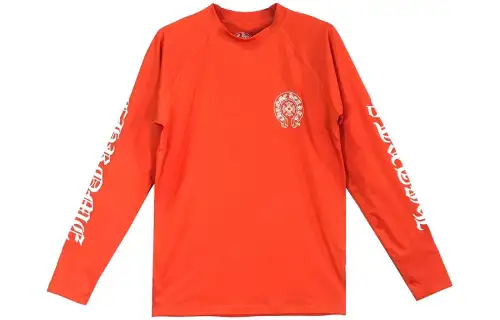 Chrome Hearts T Shirt Men's Orange Red