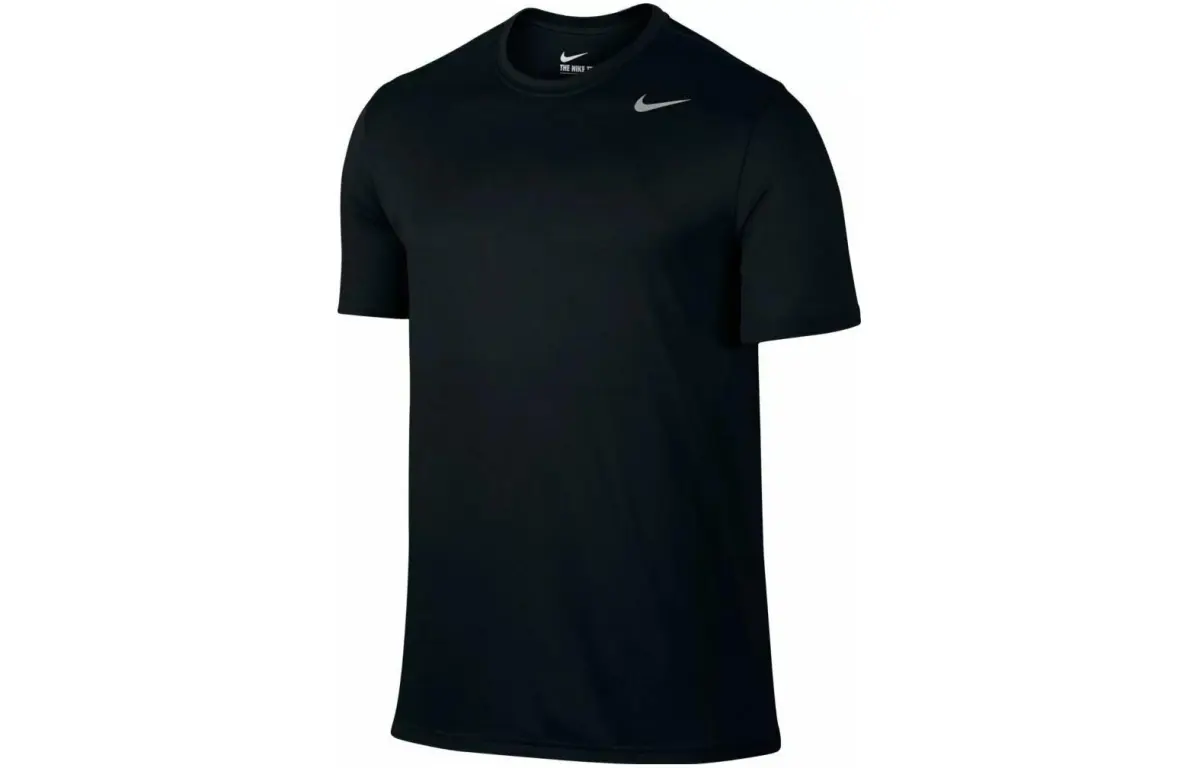 Nike T-Shirts Men's Black Crew Neck Moderate