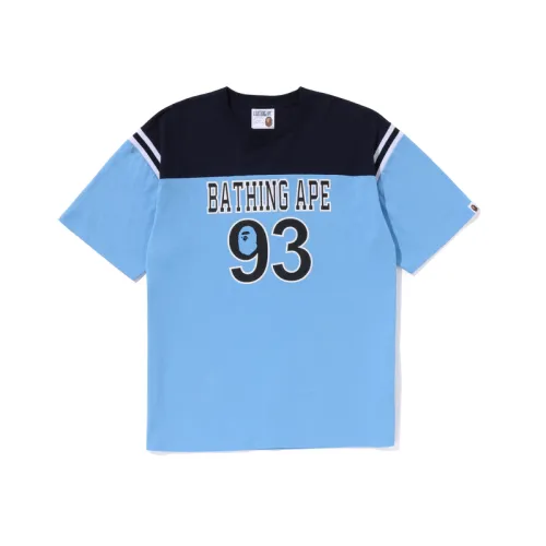 A BATHING APE T Shirts Men's Crew Neck Moderate Straight Fit