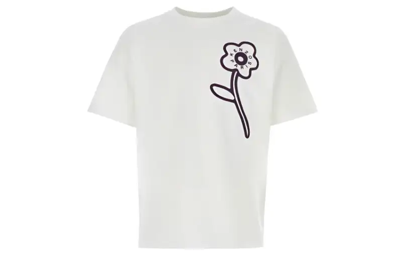 KENZO RUE VIVIENNE T Shirt Men's White