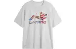 Li Ning Drop Shoulder Sleeve T Shirt Men's Heather Gray Stone Gray