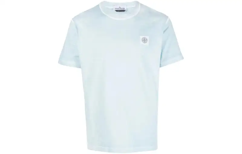 STONE ISLAND T Shirt Men's Light Blue